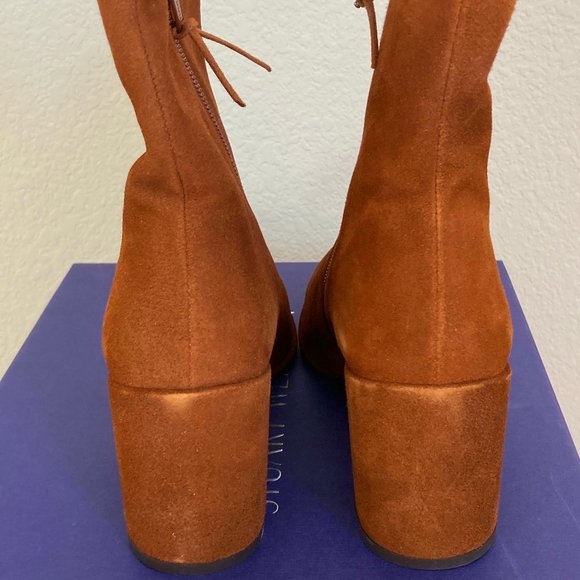 New STUART WEITZMAN Notazzie Suede Bootie - Picture 7 of 10
